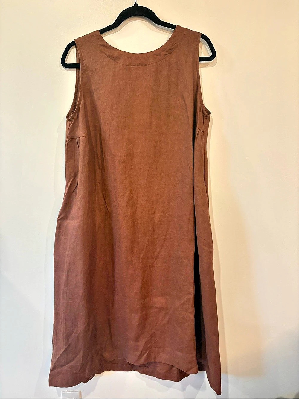 LENTICO 100% Linen Sleeveless Dress SIENNA